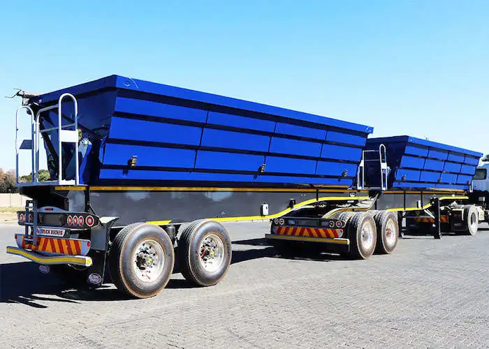 Large transport truck
